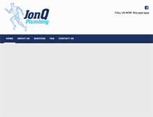 Tablet Screenshot of jonqplumbing.com